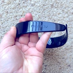 Plastic Navy Miu Miu headband